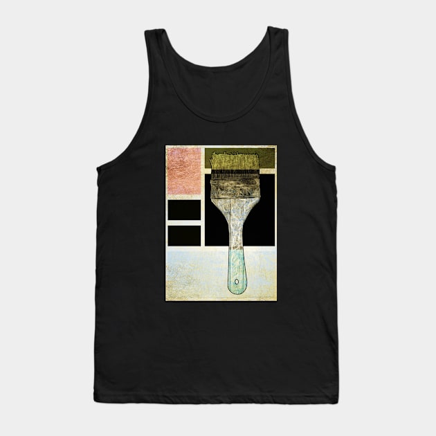 Paint Brush Tank Top by crunchysqueak